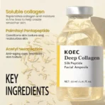 Deep Collagen Silk Hydrating & Firming Peptide Ampoule Serum - Image 3