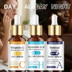 21-Day Skincare Reset Protocol – Anti-Aging Routine | 3-Bottle Kit